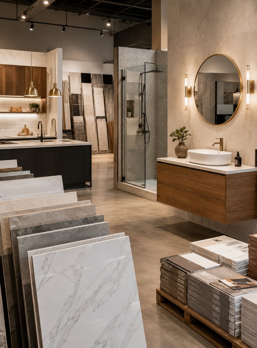 En nuestra tienda de materiales de construccion en algeciras disponemos de azulejos, pavimentos y revestimientos, muebles y equipamiento de baño y diseño de cocinas en algeciras